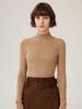 Seamless Fine Knit Machine Washable Half-High Neck Slimming Wool Sweater for Women - Spring/Autumn 2025 Warm Base Layer Knitwear