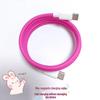 Dual Type-C Fast Charging Colorful Magnetic Woven Data Cable for Android & Apple 15/16.