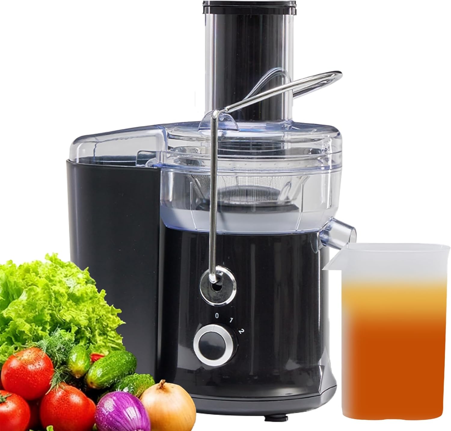 Juice Extractor with 2.6 Feed Chute for Vegetable and Fruit, Electric Juicer with Dual United States