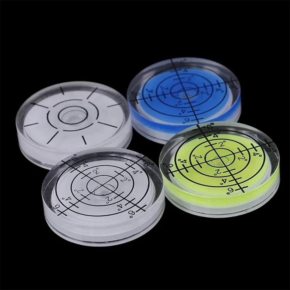 1/5pcs 32mm Bubble Level Precision Highly Translucent Small Level For Spirit Bubble Degree Mark Circular Measuring Meter
