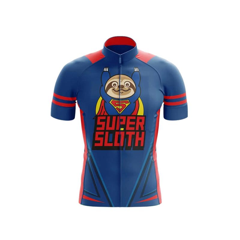 

Літо Чоловічі SLOTH CYCLING TEAM Велосипедна майка MTB Bike Shirts Downhill Cycle Team Шосейний одяг Гірський велосипед Уніформа Швидкосохнуча Ropa Ciclismo XXXXL