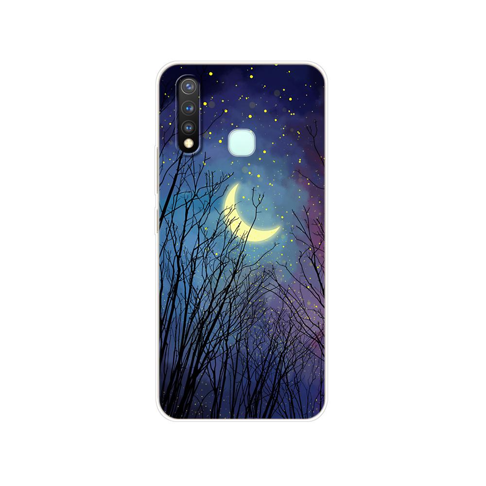 Dla Vivo Y19 Case 6.53 ''miękki TPU silikonowy pokrowiec dla Vivo Y19 Y 19 VivoY19 Case tylna obudowa telefonu zderzak ochronny Shell Bag Coque