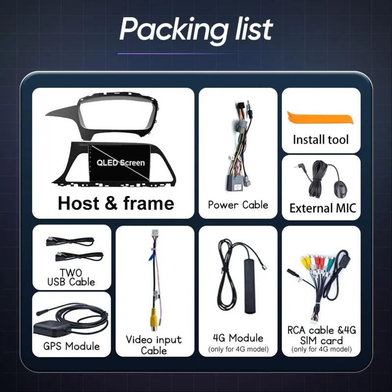 Radio Auto Android Pentru Hyundai Sonata 7 LF 2014 2015 2016 2017- 2020 Stereo Auto Player Multimedia Navigație GPS 4G Wifi Fără 2din