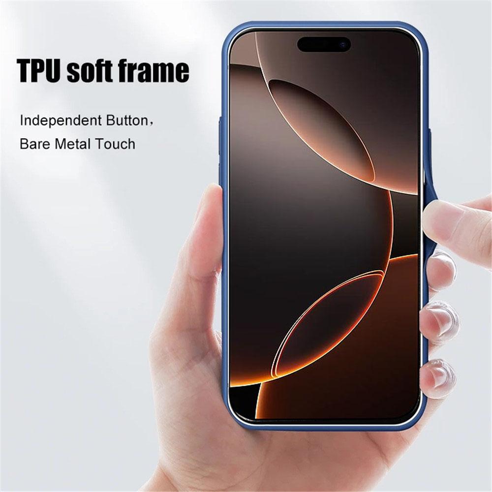 Shockproof Armor Phone Case For iPhone 16 15 14 13 12 11 Pro Max Mini XR XS 16 Plus Mini 16e Luxury Silicone Bumper Matte Cover