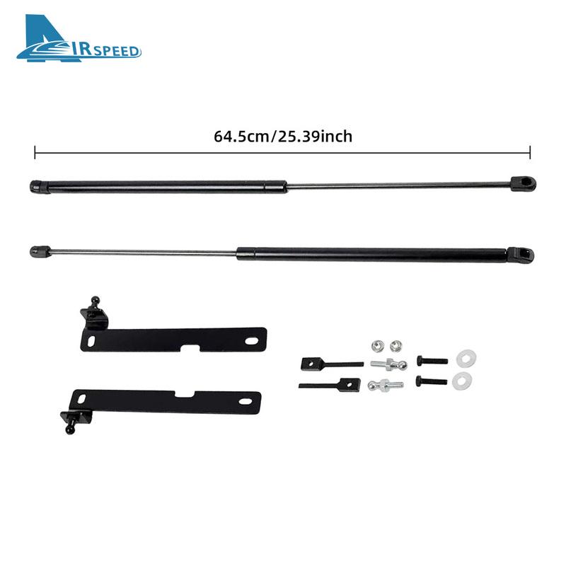Hydraulic rod gas spring support rod For Ford Ranger T9 2022 2023 2024 2025 Shock Dampers Front Bonnet Modify Lift Supports.