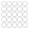 100Pcs Iron Book Binder Rings Openable Loose Leaf Rings for Office School Document Binding Photo Album Flashcards