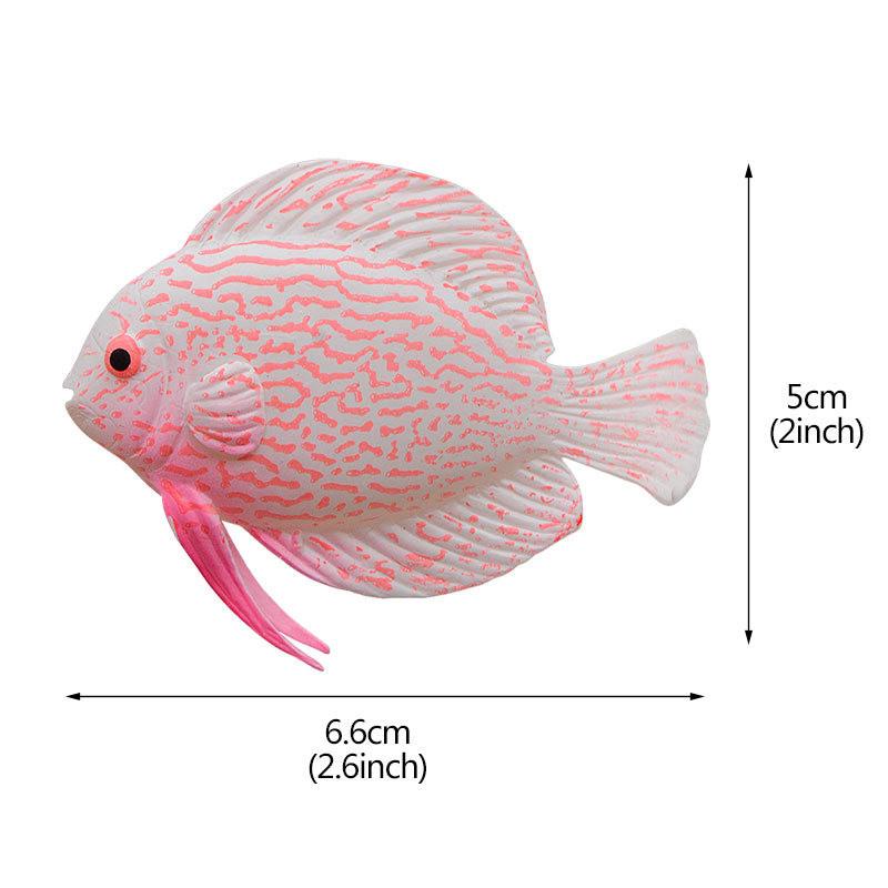 Silicone Artificial Fish Aquatic Landscape Night Luminous Fish Glow In Dark Underwater Fish Tank Decor Aquarium Accessories