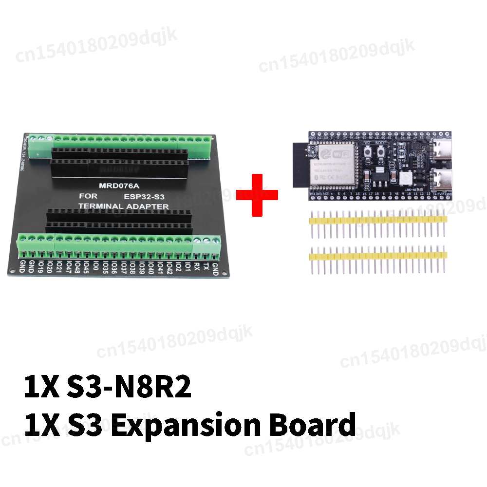 ESP32-S3-DevKitC-1 Entwicklungsboard BT 2.4G Wifi Modul für Arduino 8MB PSRAM 16MB FLASH N16R8 44Pin CP2102 Typ-C ESP32 S3