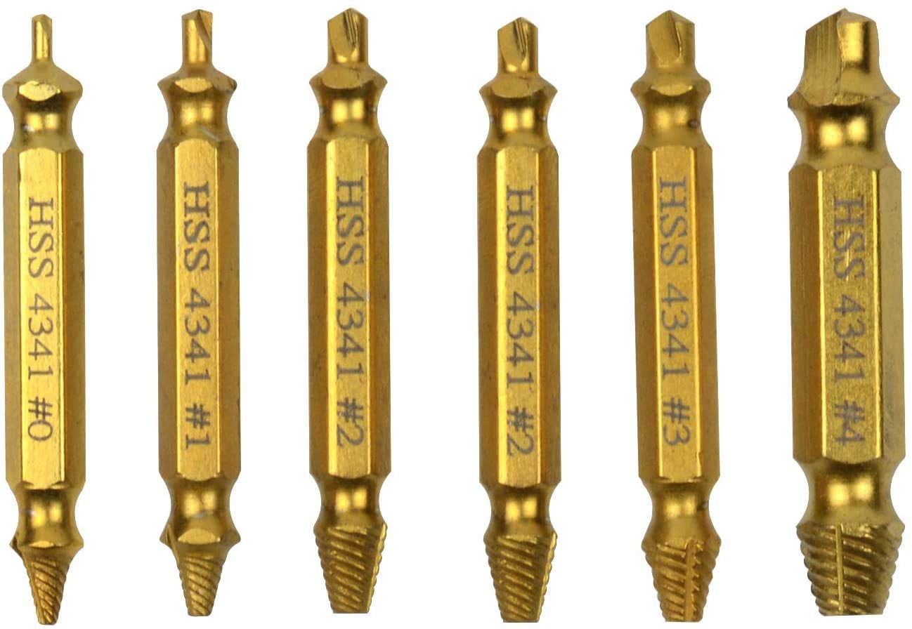 

Drill Bit Screw Extractor Easily Remove Screw Removal Broken Bolt Dedicated Screw Extractor Screw Screw Stripped Screw Screw Head Hand Broken Bolt золотий