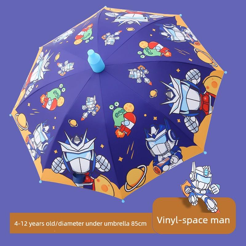 Children's Umbrella with Waterproof Cover, Vinyl Sun Protection, Automatic Sunshade Umbrella for Kindergarten and Primary School Students, Rain or