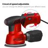 300W Handheld Electric Eccentric Sander 5 Inch 125mm Sanding Plate Electric Sander Wood Processing