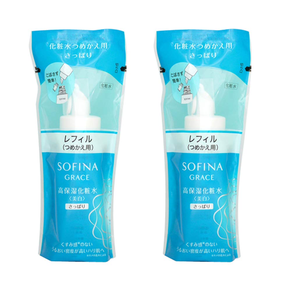 

Kao Grace Sofina High Moisturizing Lotion Whitening Refreshing 130 мл Набор из 2 шт. [Набор] [Запасной блок]