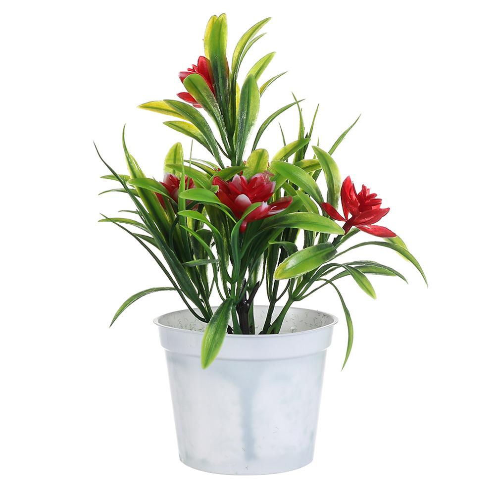 

Fake False Plants Flowers Artificial Flower Garden With Pot Outdoor Decor Wedding Party Decoration