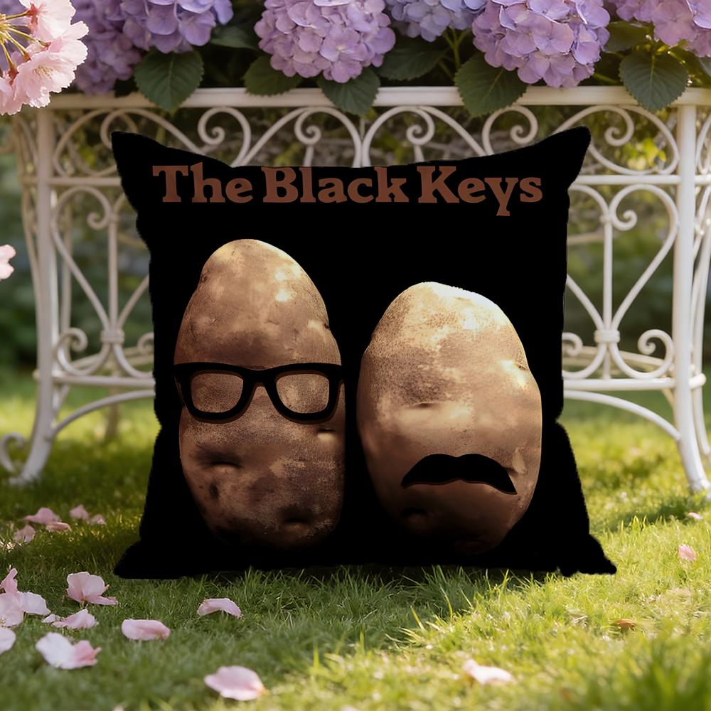 The Black Keys Band Cushion Cover Home & Car Dual-Scene Pillow Cover: Reversible for Premium Comfort
