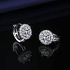 One Carat Imitation Moissanite Earrings, Ear Jewelry, Women'S Hypoallergenic Fashion Earrings, Ear Buckles.