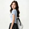 High elastic and thin short-sleeved women's breathable and quick-drying skin-friendly sports tops Pilates running fitness clothes
