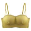 Sexy Bra Women's Strapless Underwear Gathering Bra Invisible and Seamless Bra Push Up Bra