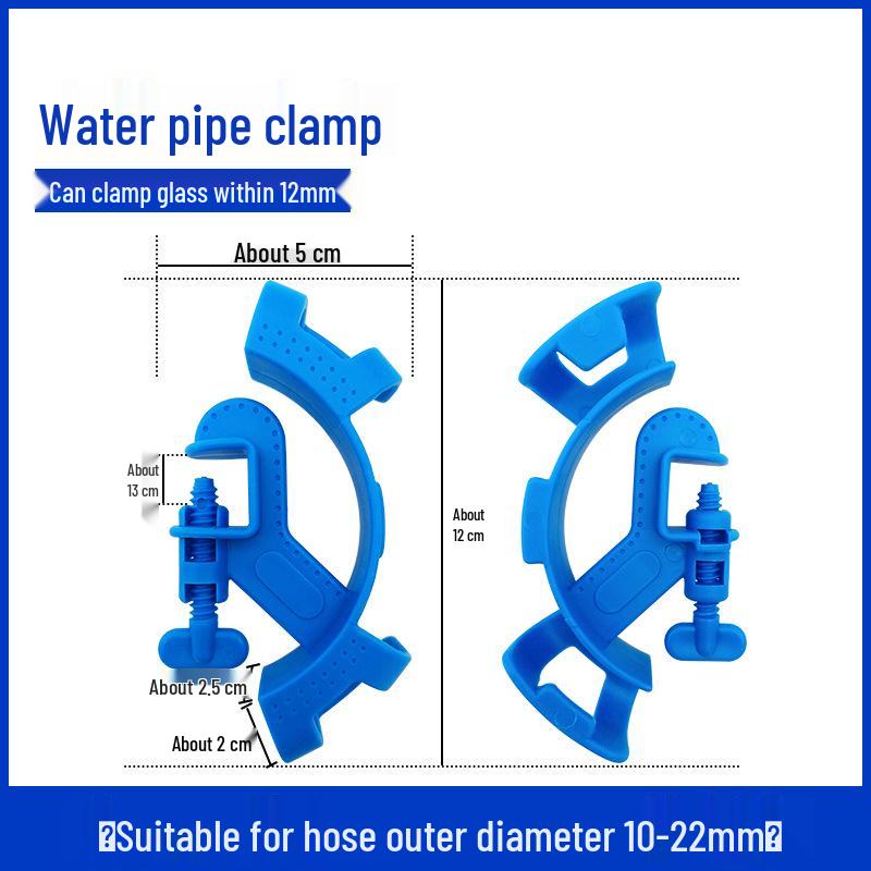 

Black Fish Tank Filter Canister Hose Clip and Water Pipe Holder