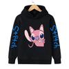 Nuovo Felpa Cool Stitch Bambini Vestiti Cartoni Animati Bambina Bambino Lilo e Stitch Felpa Manga con Cappuccio Top Casual per Bebè