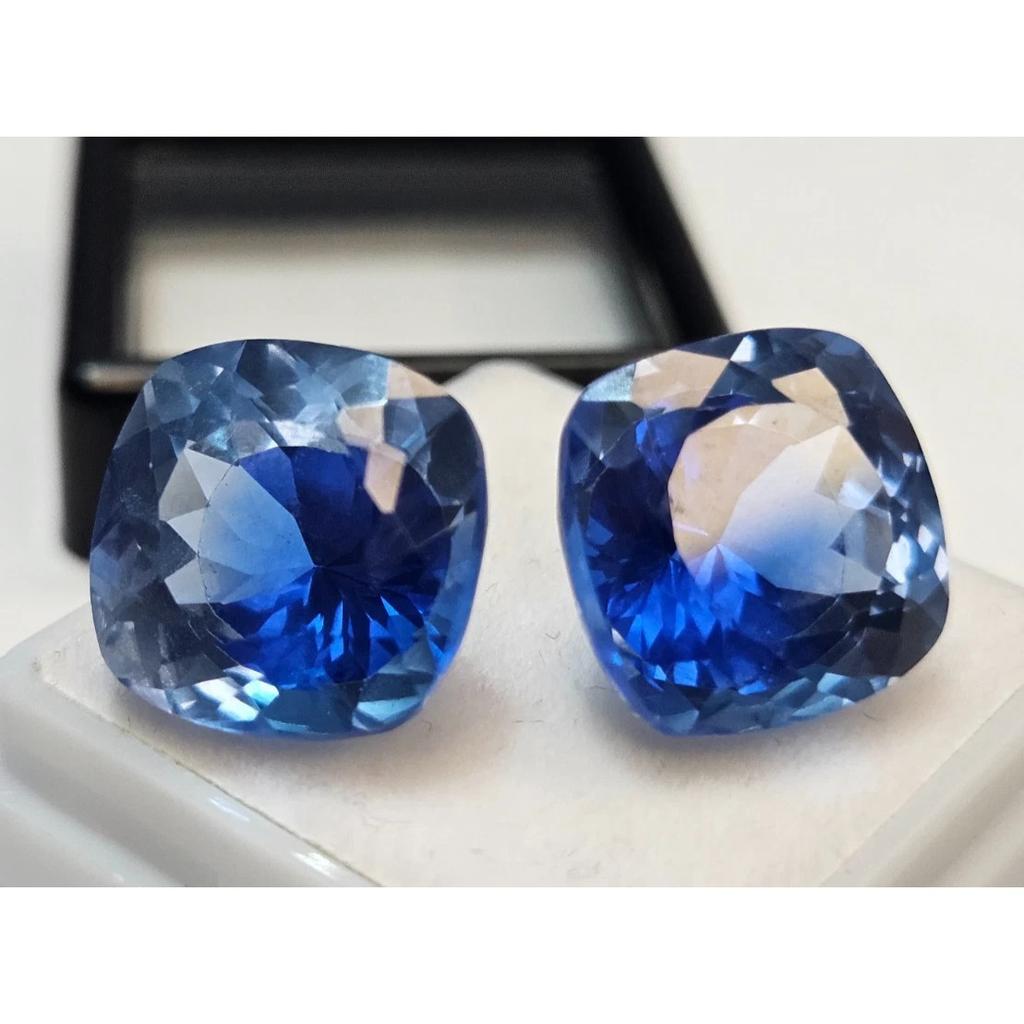 Natural Pitambari Sapphire 20+ Ct Cushion Cut Certified Fabulous Loose Gemstone