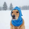 Fleece Pet Transformation Hat High Neck Drawstring Adjustment Dog Soothing Hat Comfortable Warm Pet Ears Covers Snow Activities