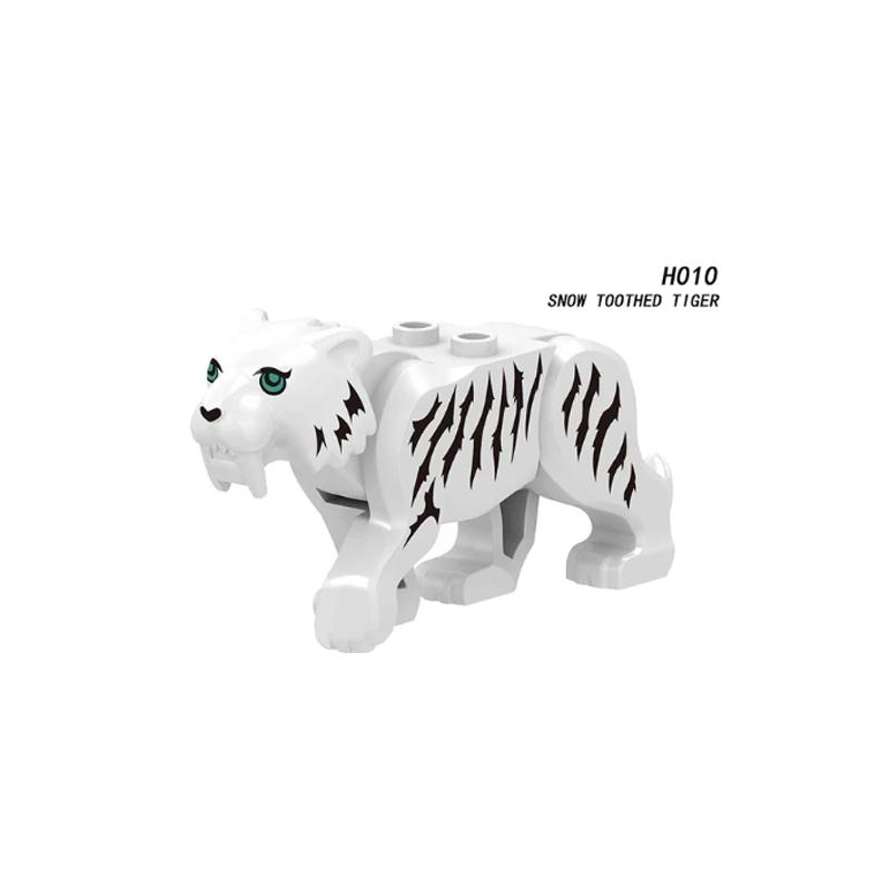Accessori Blocchi da Costruzione Città Grande Zoo Squalo Panda Pecora Bue Cervo Montagna Coccodrillo Tigre Lupo Maiale Orango Regalo Giocattoli K038