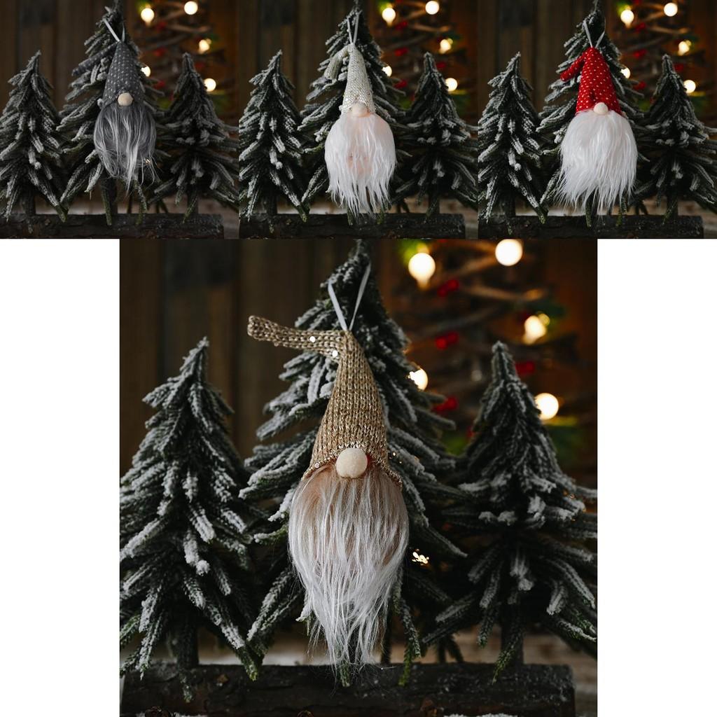 Adorable Forest Elder With Lights Hanging Ornament For Christmas Tree Decoration Gift