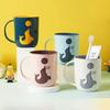 Dolphin Mouthwash Cup Simple Household Brushing Cup Couple Dormitory Toothbrush Cup Water Cup Toiletry Cup