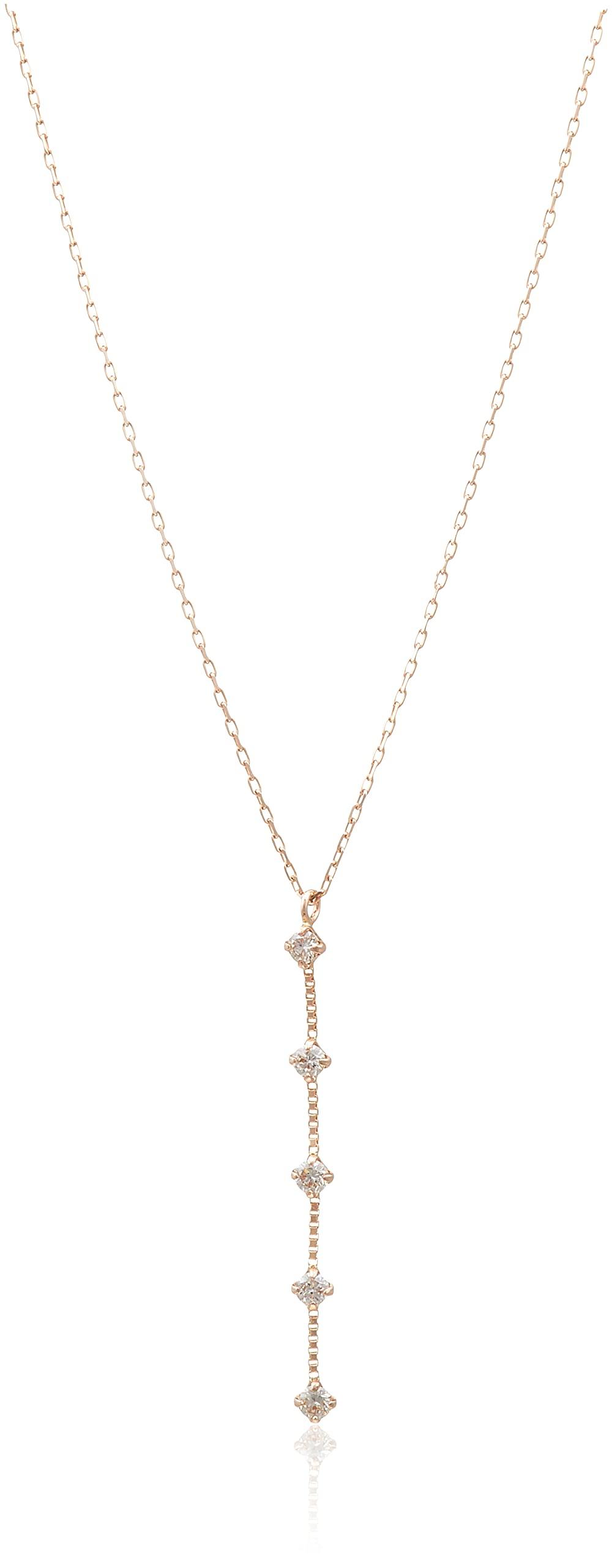 

Diamond K18 pink gold necklace [Ester] 0344-2764-0019-0000
