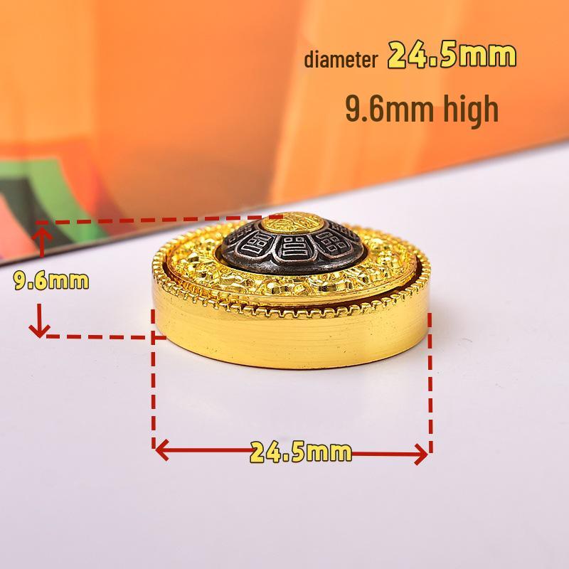 Rotatable Eight Trigrams Finger-Wrapping Hand Toy with Compass Inlay