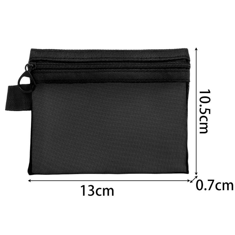 1pcs Mesh Clear Cosmetic Bag Small Large Black Makeup Bag Portable Travel Toiletry Organizer Case Lipstick Storage Pouch