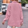 Women's Casual And Fashionable Bubble Loose Checkered Shirt Top Checkered Shirt Top