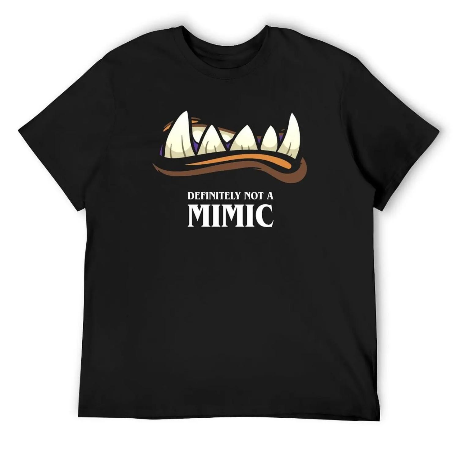 

Definitely Not A Mimic Tabletop RPG Gaming T-Shirt anime t shirts custom t-shirts t shirts for men pack XXXXXL чорний