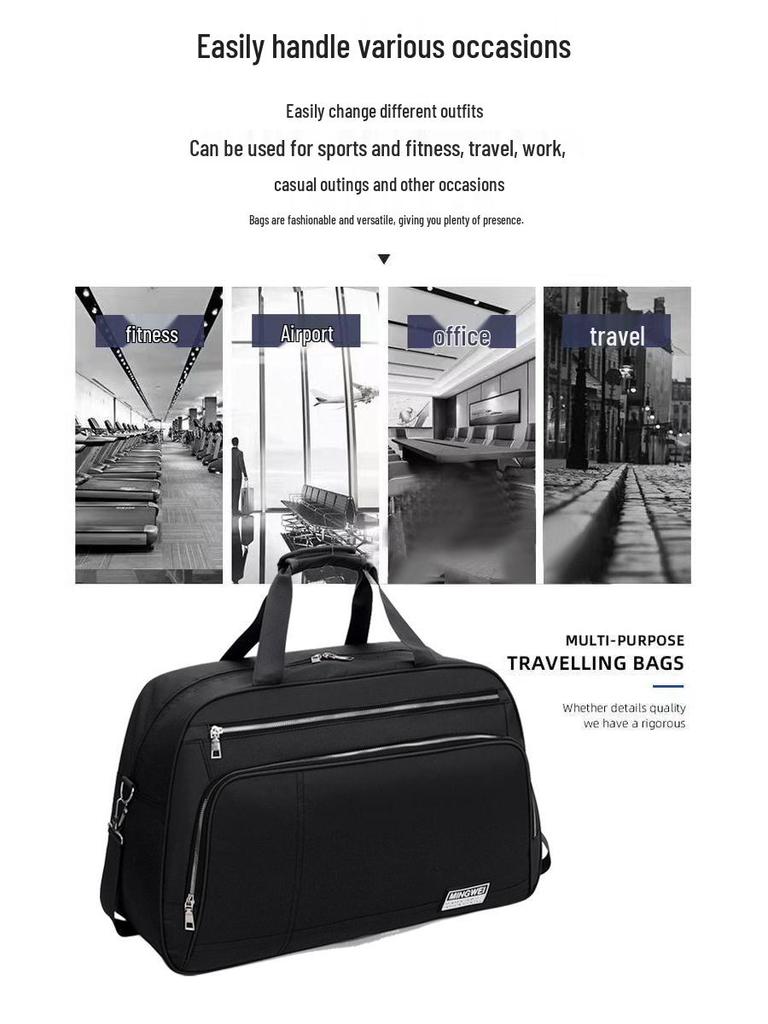 Versatile Crossbody Travel Bag - Extra Large Capacity for Outdoor Sports and Casual Use
