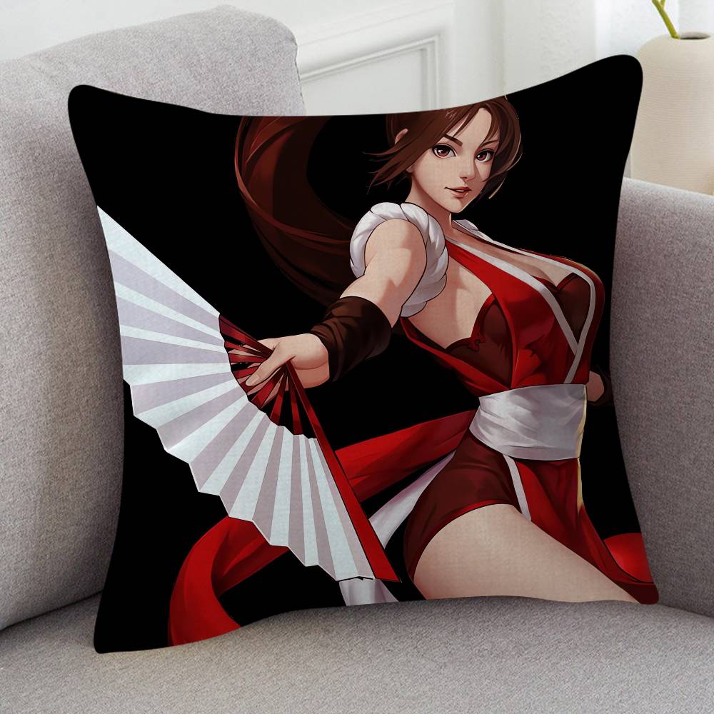 GAME The King Of Fighters Pillowcase Toon Gift Cushion Cover Bedroom Home Sofa Chair Seat Decor Pillow Case