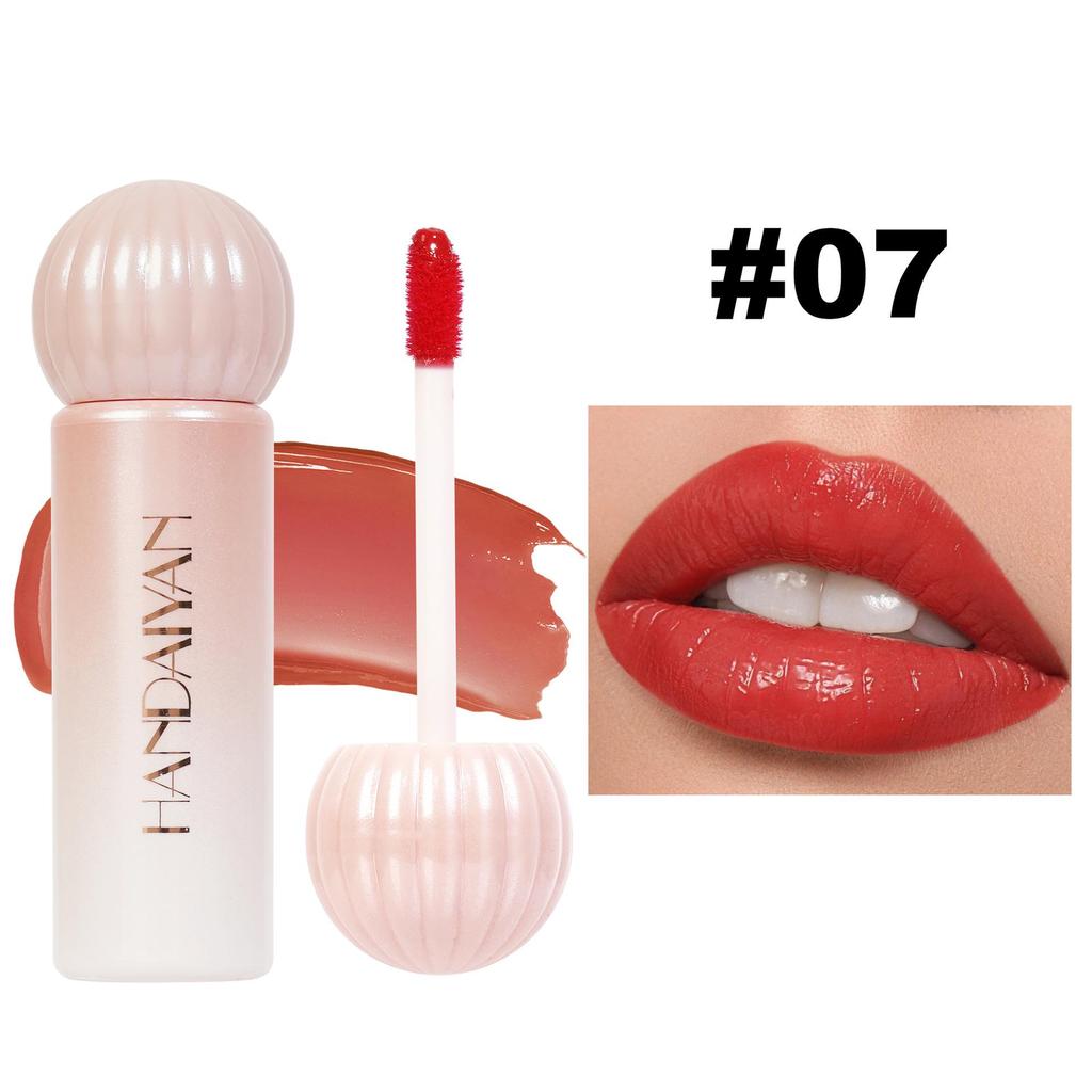 Silky Stained Lip Glaze Hydrating Long-lasting Mirror Dye Lip Liquid Lipstick Lip Gloss Lip Glaze