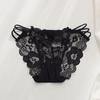 Fashion Bow Lace Flower Panties Seamless Transparent French Style Briefs Hollow Low Waist Women Underwear Lady