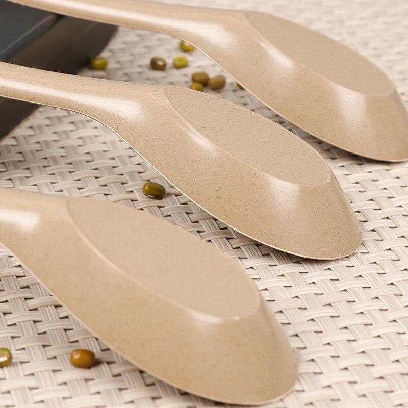 ZISIZ Thickened Biodegradable Rice Husk Disposable Spoons