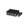 21pcs  3cm Car Wheel Lug nuts m12x1.25,  m12x1.5 (20 pcs Lug Nuts + 1 Tuner Tool)  Black Lug Nuts m12x1.5 Forged Steel