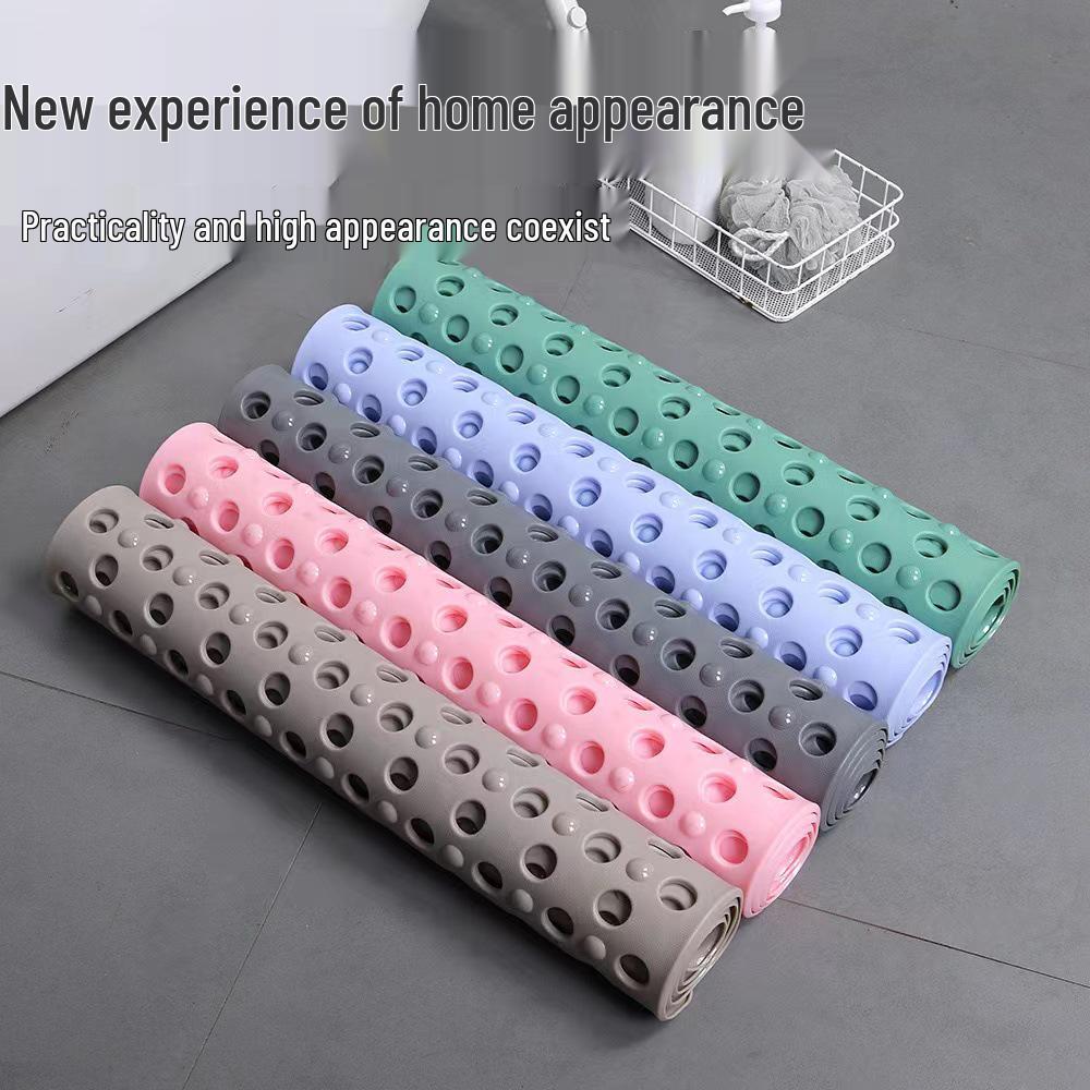 Non-Slip Bathroom Mat: Shower, Bathtub, and Toilet Massage Foot Pad with Suction Cups.