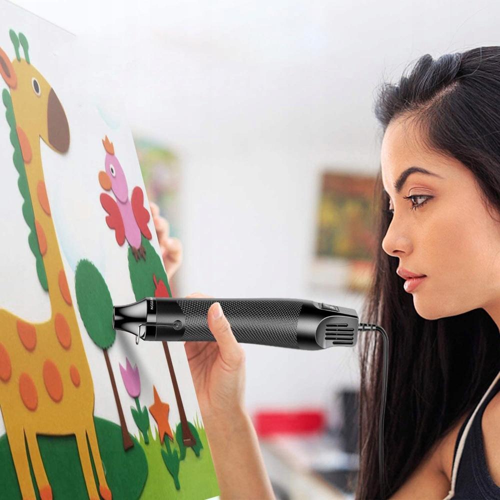 Rosfix Mini Opalarka Hot-air 300W + Zestaw Rurek Termokurczliwych 127szt. – Wysoka Moc 300W | Ergonomiczny Uchwyt | Organizer W Zestawie