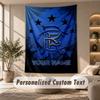 Tapestry Custom Name Text, Wall Hanging Tapestry Home Room DecorRangers FC