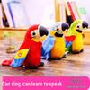 Interactive Talking Parrot Plush Toy - Electric Mimicry Doll with Flapping Wings, Perfect Gift for Kids