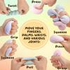 Texture Squishies Palline Antistress con Pompa ad Aria Modellabile Sfera Glutinosa a Vuoto per Sollievo dallo Stress Giocattoli Fidget da Spremere Gadget per Feste