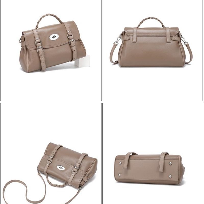 Leren dameshandtassen, high-end handtassen voor woon-werkverkeer, nieuwe schoudertassen met natuurlijk druppelpatroon, ruime messenger bags