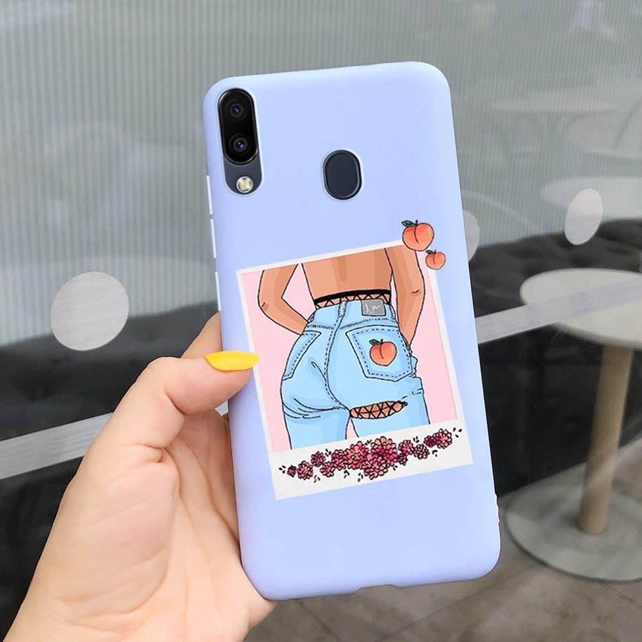 Cute Cartoon Cover For Samsung Galaxy M20 Phone Case For Samsung M20 2019 Soft Cover for Samsung Galaxy M20 M 20 SM-M205F Bumper