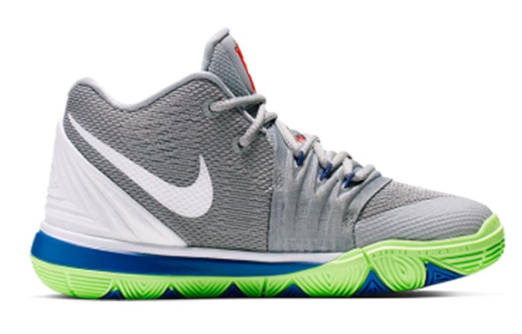 Nike Kyrie 5 Wolf Grey Lime Blast PS AQ2458-099