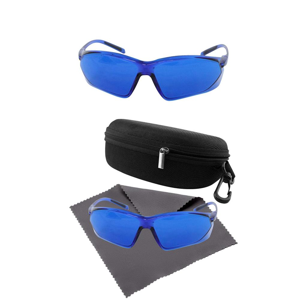 Strapazierfähige Golfball-Finderbrille Blau Unisex Augenschutzbrille Werkzeug Brille zum Laufen Geschenk Männer Weites Feld Outdoor