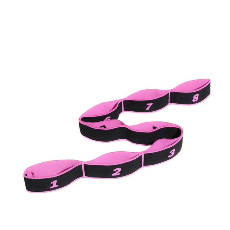 

Ремень для йоги, полиэстер, латекс, эластичная лента для латинских танцев, петля для йоги, пилатеса, тренажерный зал, фитнес-упражнения, эспандеры