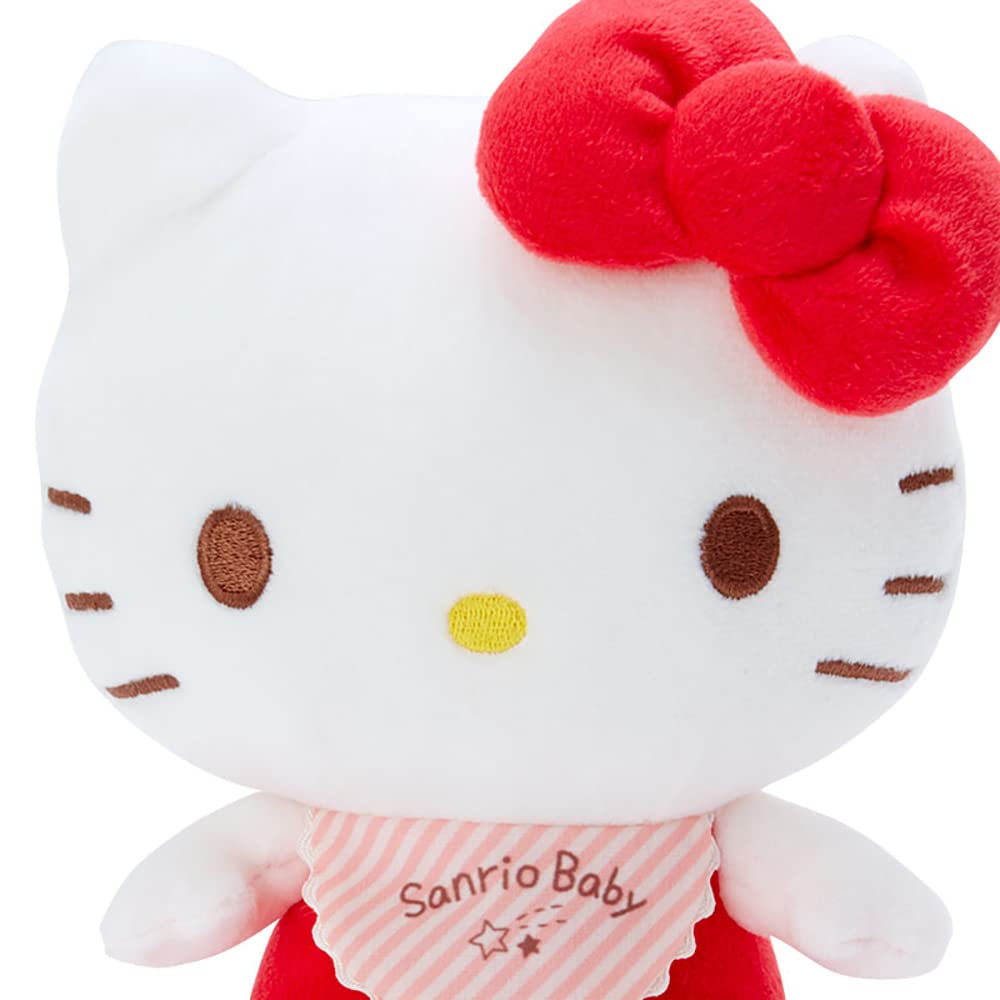 Sanrio Baby Washable Plush Toy, Hello Kitty, Character, 15 X 12 X 18 Cm, 692107, Baby Gift